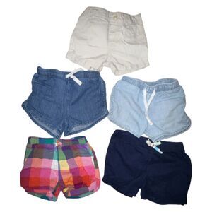 5 Piece Bundle of Girl's 3T Shorts